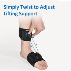 Syrebo foot drop brace dial adjusting forefoot lifting support