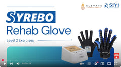 SYREBO Kids E12 Rehabilitation Robot Glove Game Mode (APP+E12) - 7 Training Modes for Stroke Hand Recovery