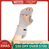 Syrebo Hand Splint Hand Support Brace Wrist Splint for Wrist Pain Sprain Stroke