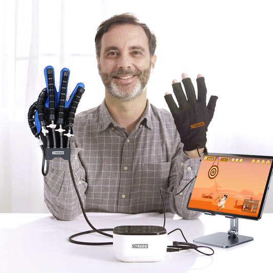 SYREBO C10 Rehabilitation Glove : Hand Finger Stroke Rehabilitation Training Robot