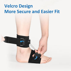 Syrebo foot drop brace with secure Velcro ankle and foot straps