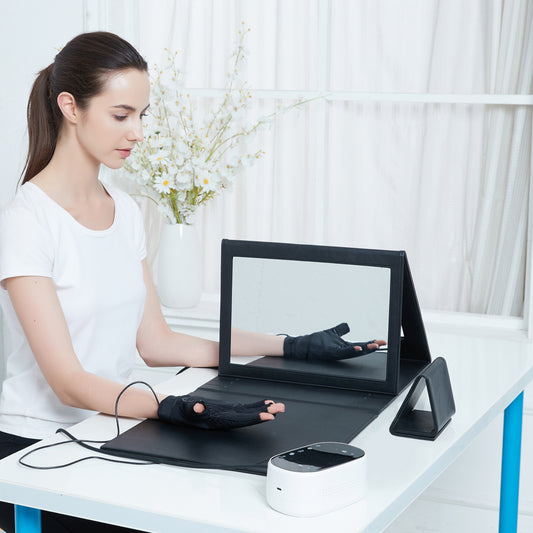 Syrebo Smart Mirror Therapy device for upper limb stroke rehabilitation