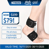 SYREBO Foot Drop Brace Medical Foot Up Ankle Foot Orthosis Support for Hemiplegia Stroke