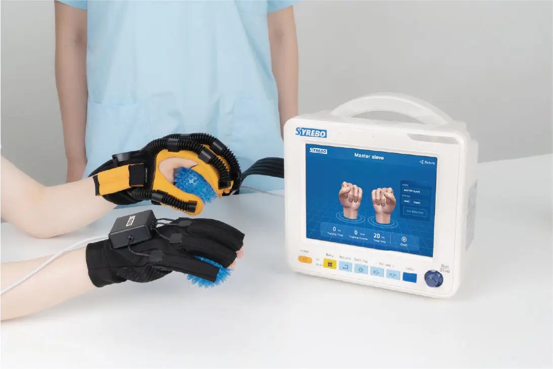 SYREBO Hospital Clinic Use Stroke Hand Rehabiliation Robot Glove Upgraded model SY-HR06E