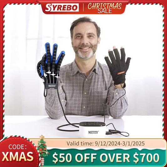 SYREBO C10 Rehabilitation Glove : Hand Finger Stroke Rehabilitation Training Robot