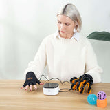 Orange Robotic Gloves for Stroke Rehabilitation Finger Movement Recovery 