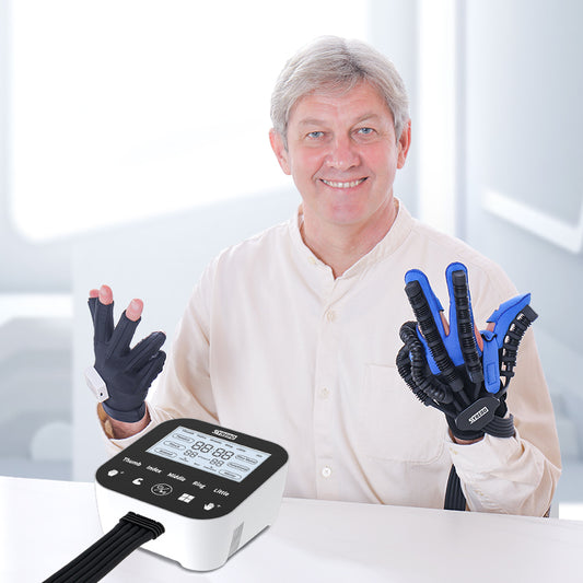 SYREBO C12 Rehabilitation Glove : Hand Finger Stroke Rehabilitation Training Robot With 6 Training Modes