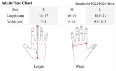 Stroke Rehabilitation Gloves Size Chart