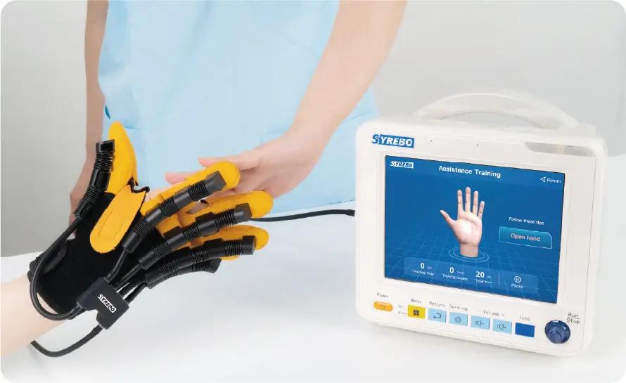 SYREBO Hospital Clinic Use Stroke Hand Rehabiliation Robot Glove SY-HR03E