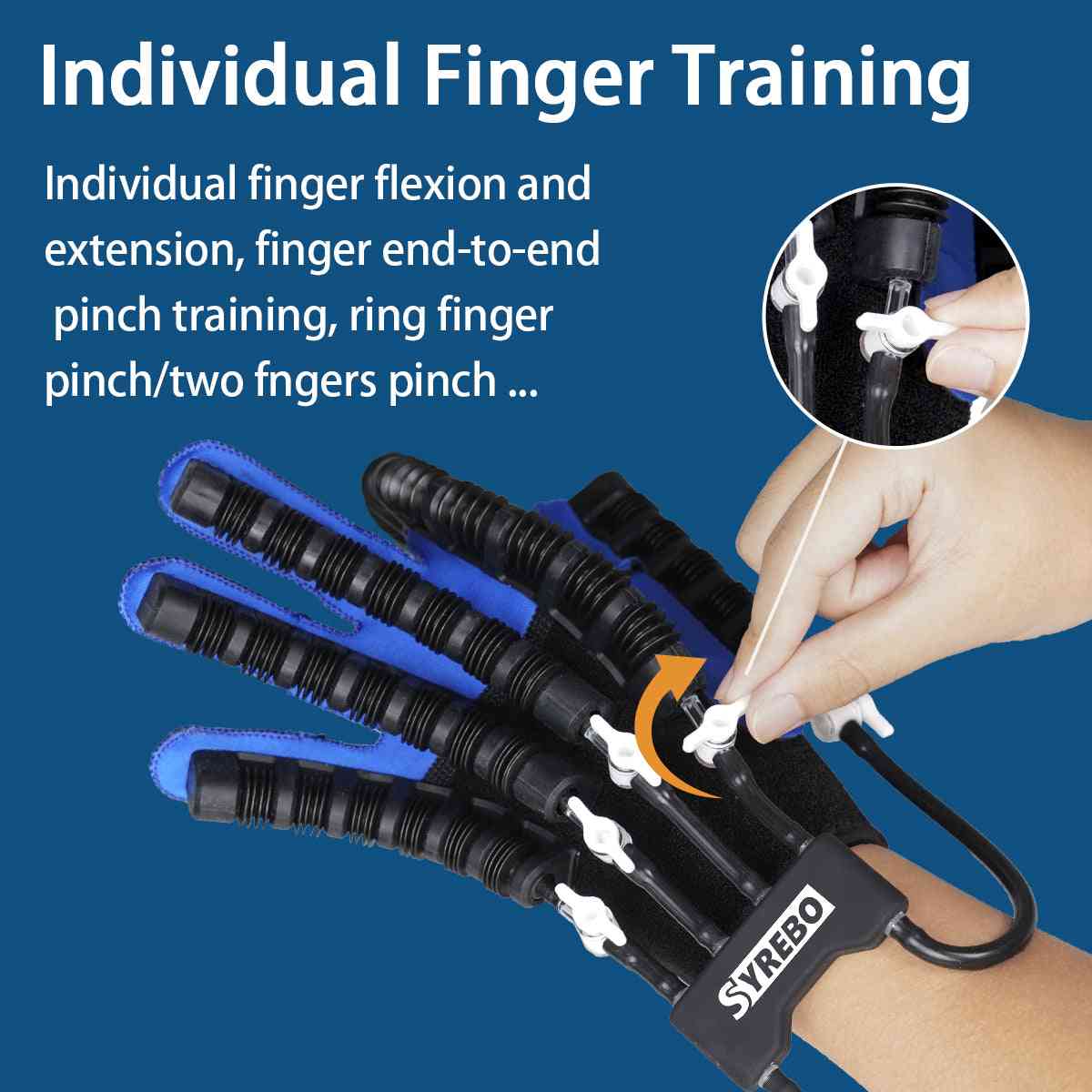 Stroke Hand Finger Rehabilitation Exercises Robot Gloves