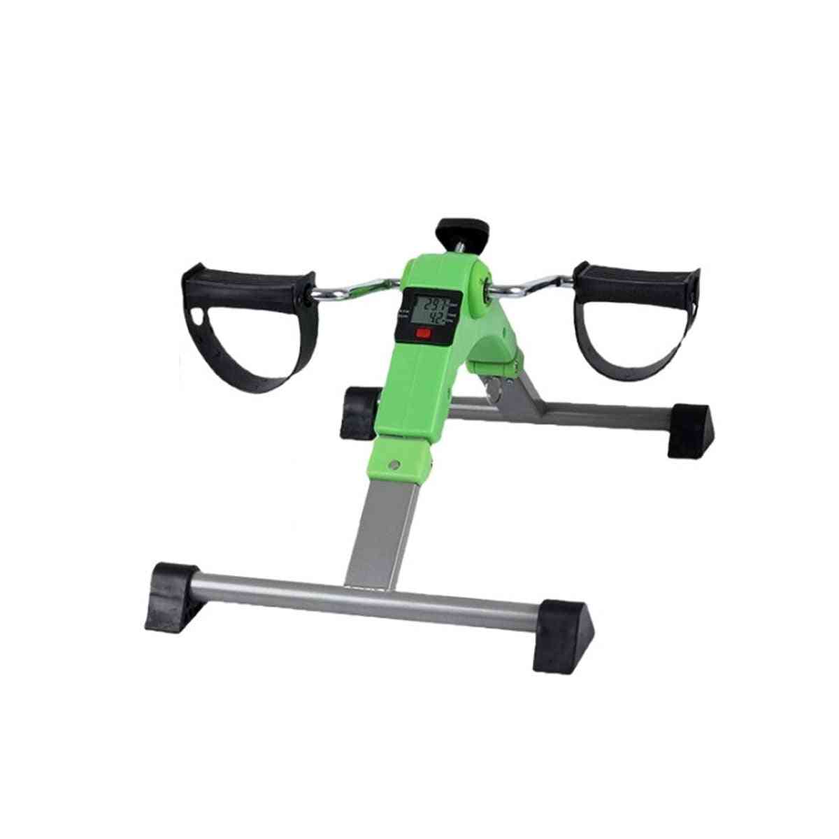 Syrebo Pedal Exercise Bike for Seniors Rehab Training Countable Exercise Bike for Arm/Leg Fitness Rehabilitation Green