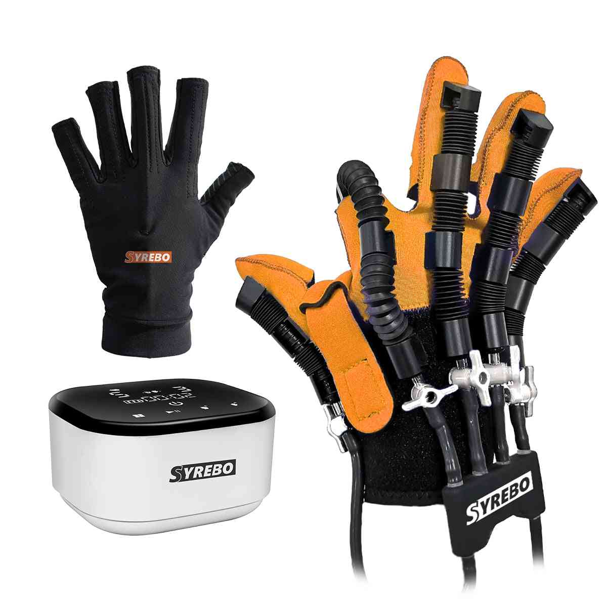 SYREBO Rehabilitation Glove C10 (Softer Glove) : Hand Finger Stroke Rehabilitation Training Robot